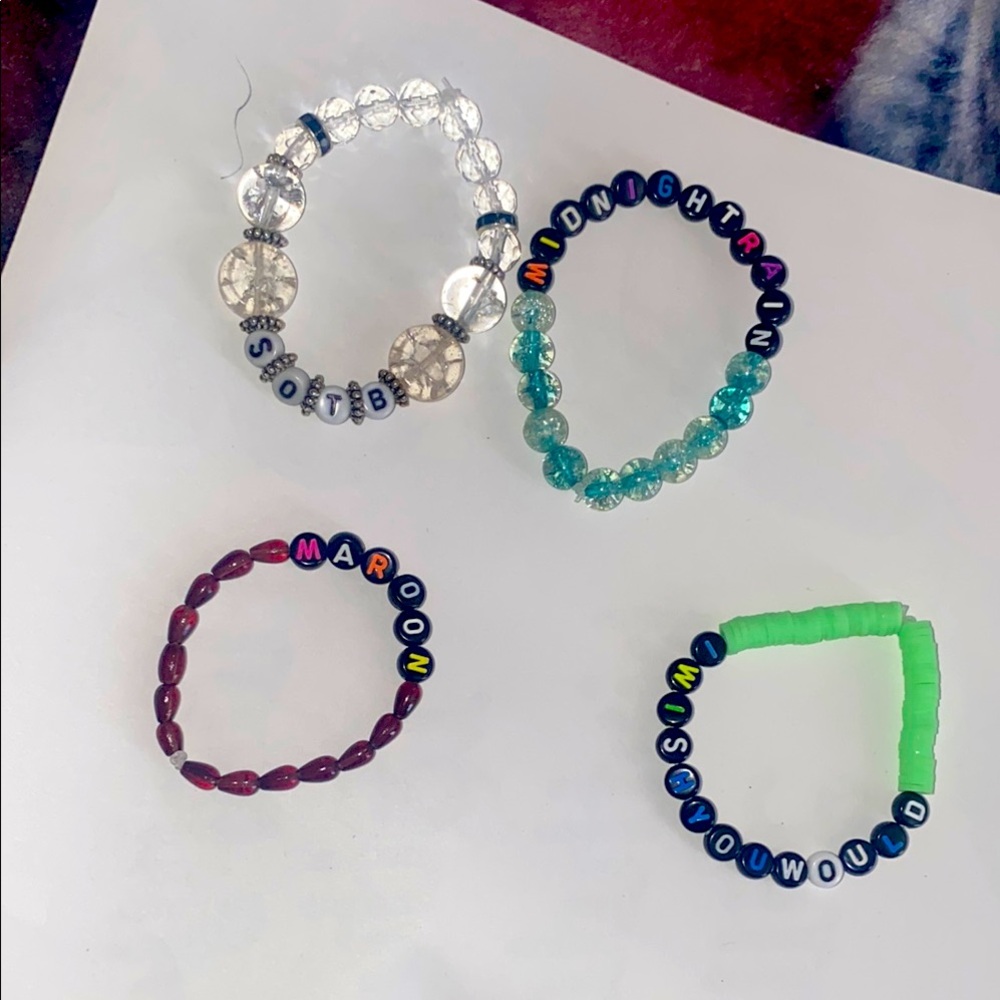 Taylor swift MIDNIGHTS handmade Bracelet Set